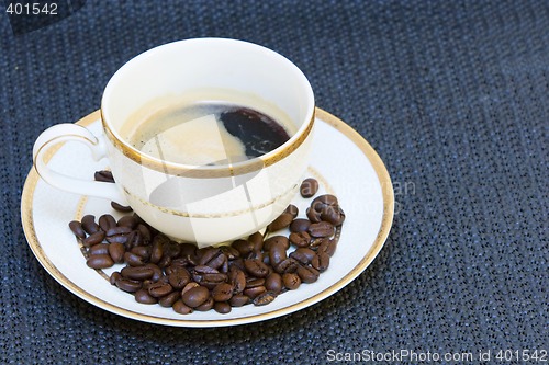 Image of coffee bean cup