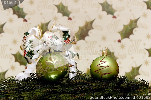 Image of two christmas balls