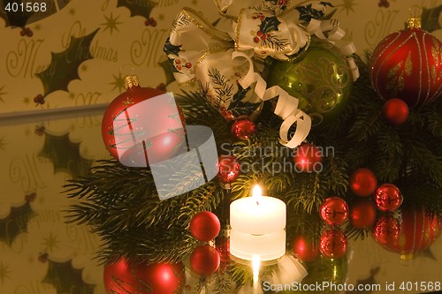Image of christmas flame