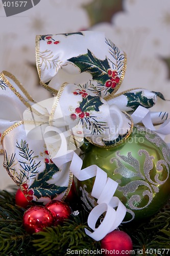Image of pretty christmas bow
