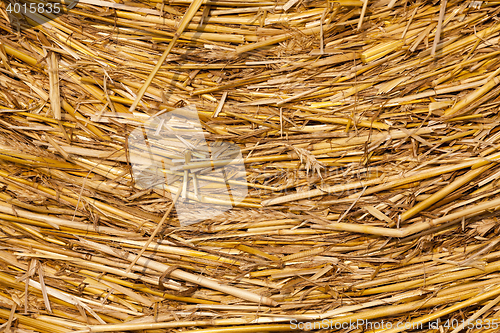 Image of background stack of straw