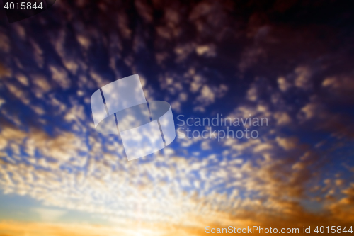 Image of sky with clouds