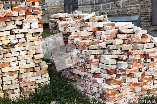 Image of old red bricks