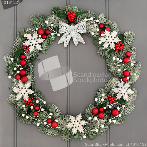 Image of Decorative Christmas Wreath  