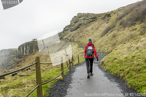 Image of Hiker woman