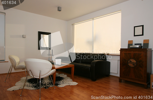 Image of trendy living room