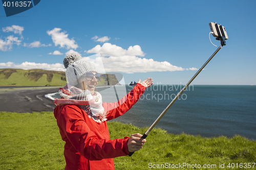 Image of A selfie in Iceland