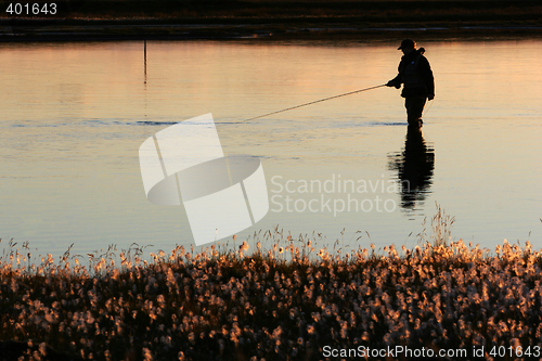 Image of Twilight fishing