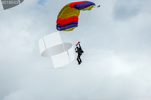 Image of Colorful parachute