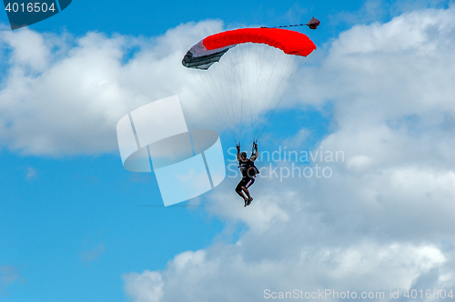 Image of Colorful parachute