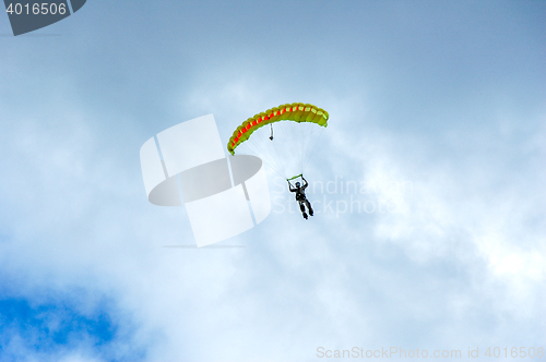 Image of Colorful parachute