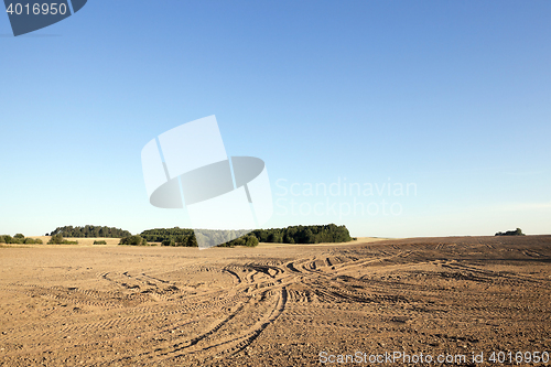 Image of plowed agricultural field