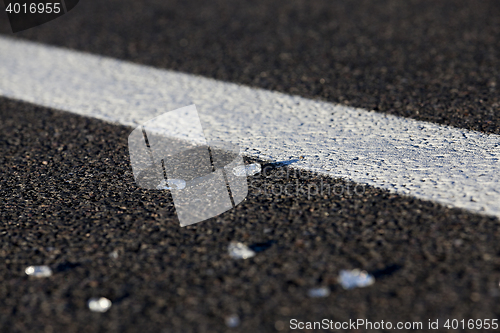 Image of glass on the pavement