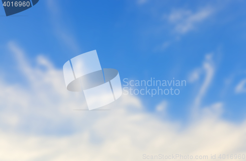 Image of sky with clouds