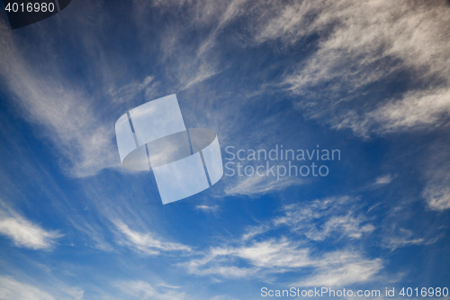 Image of photographed the sky with clouds