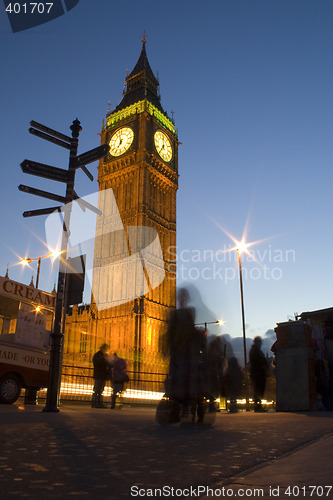 Image of BigBen at Night