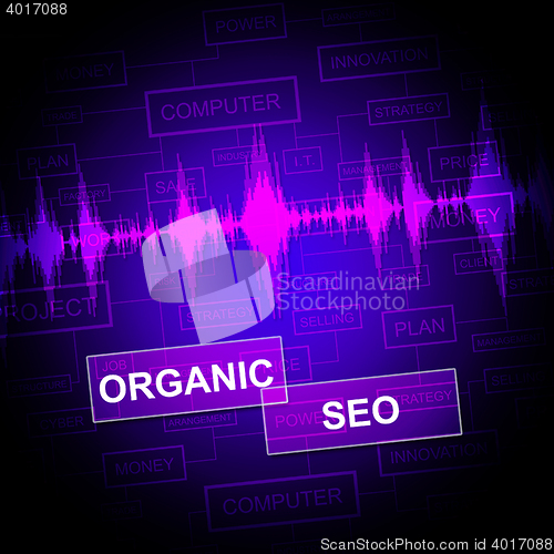 Image of Organic Seo Indicates Search Engine Website Optimization