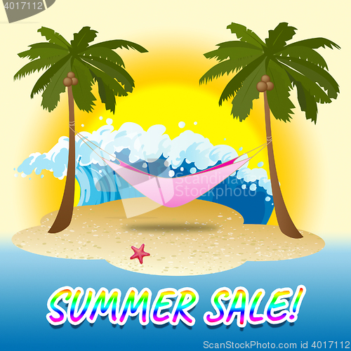 Image of Summer Sale Retail Offer Beach Discount Promotions
