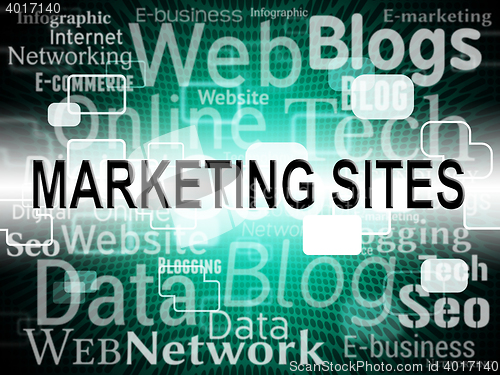 Image of Marketing Sites Shows Seo Www And Optimization