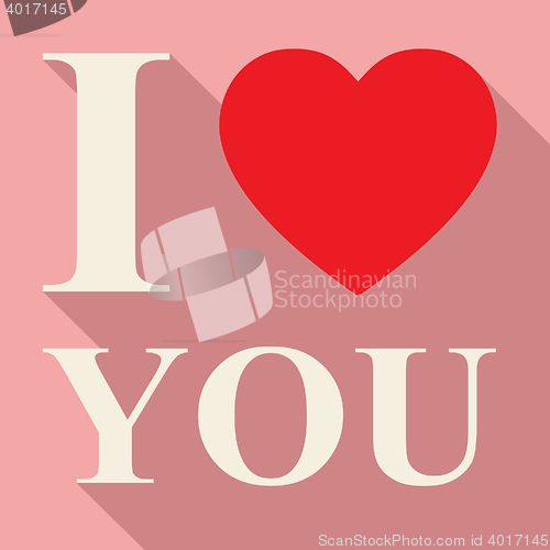 Image of Love You Phrase Indicates Valentines Day And Adoration