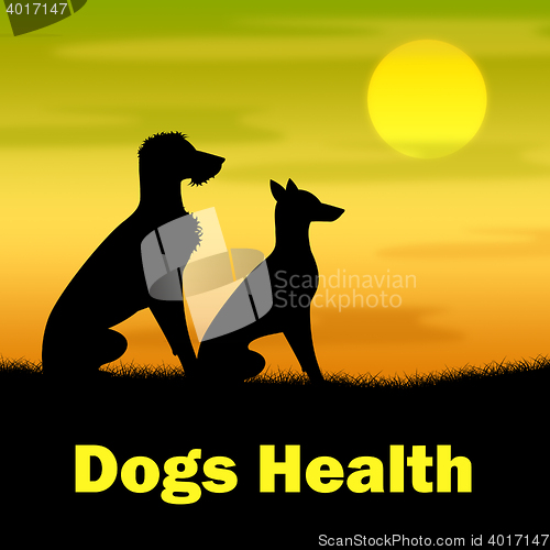 Image of Dogs Health Shows Puppies Canines And Landscape