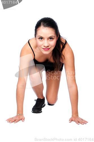 Image of Athlete runner track and field