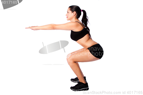 Image of Squats fitness sport training gym workout