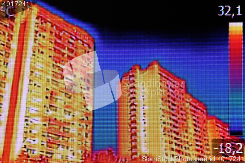 Image of Thermal image on Residential building