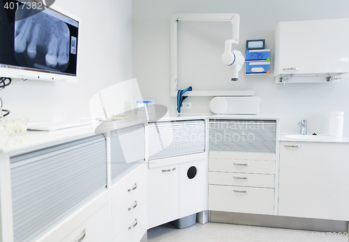 Image of interior of new modern dental clinic office