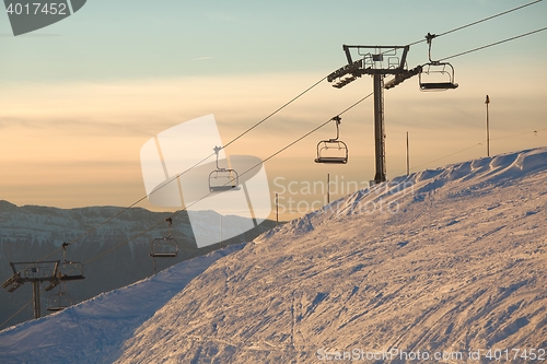 Image of Ski Lift Afternoon