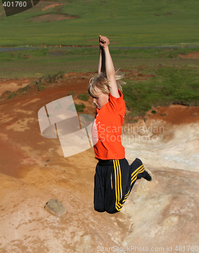 Image of hanging in midair