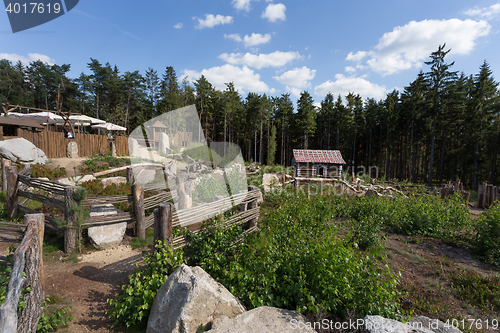 Image of rest area near Lookout tower U Jakuba, Czech Republic