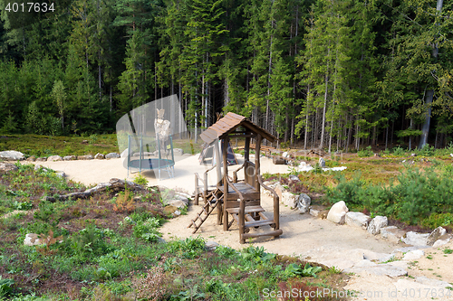 Image of rest area near Lookout tower U Jakuba, Czech Republic