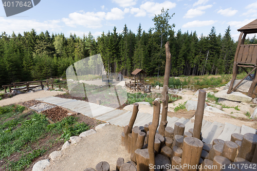 Image of rest area near Lookout tower U Jakuba, Czech Republic