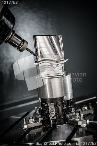 Image of Metalworking CNC milling machine.