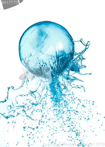 Image of Splash water ball isolated