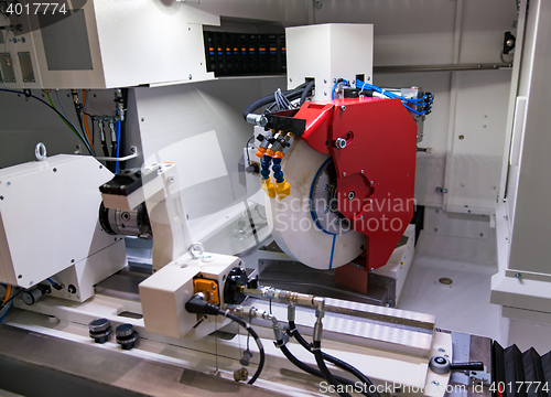 Image of Metalworking CNC milling machine.