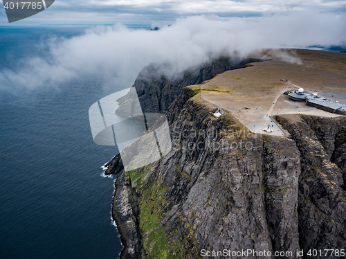 Image of North Cape (Nordkapp) aerial photography,