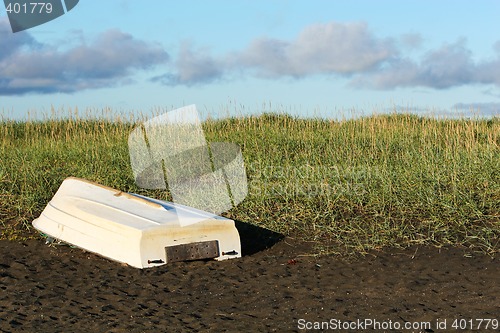 Image of boat on the side