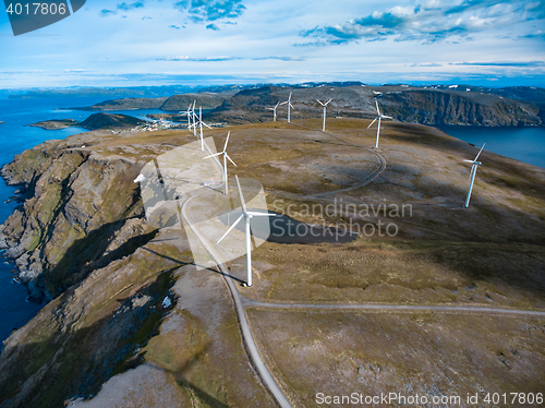 Image of Windmills for electric power production