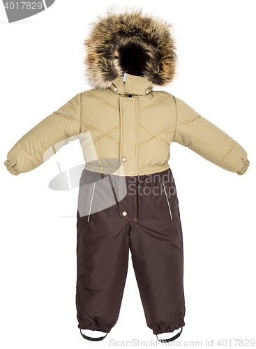 Image of Childrens snowsuit fall