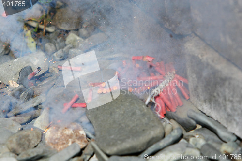 Image of exploding firecrackers