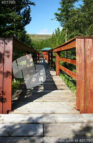 Image of wooden path