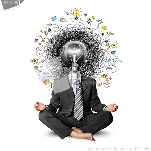 Image of lamp head man have got an idea