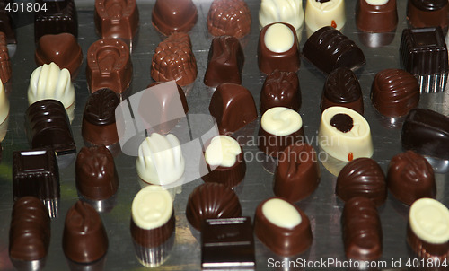 Image of rows of sweets