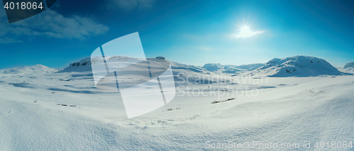 Image of Snow covered mountain