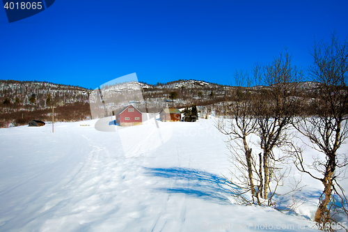 Image of Winter at a Norwegian farm