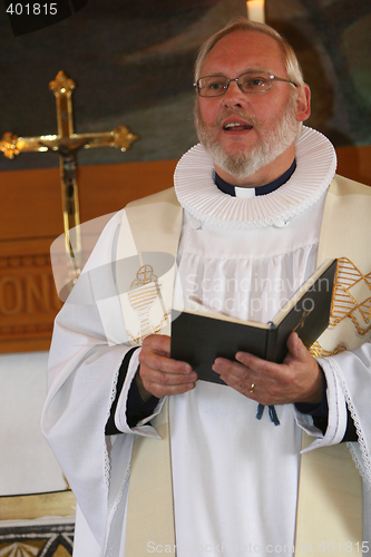 Image of preaching word of god