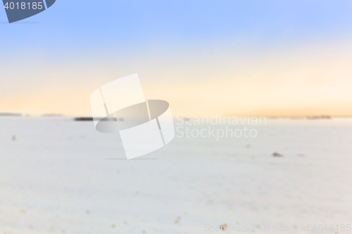 Image of agriculture field in winter