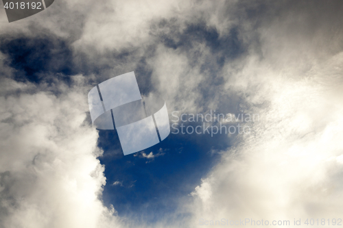 Image of clouds in the sky